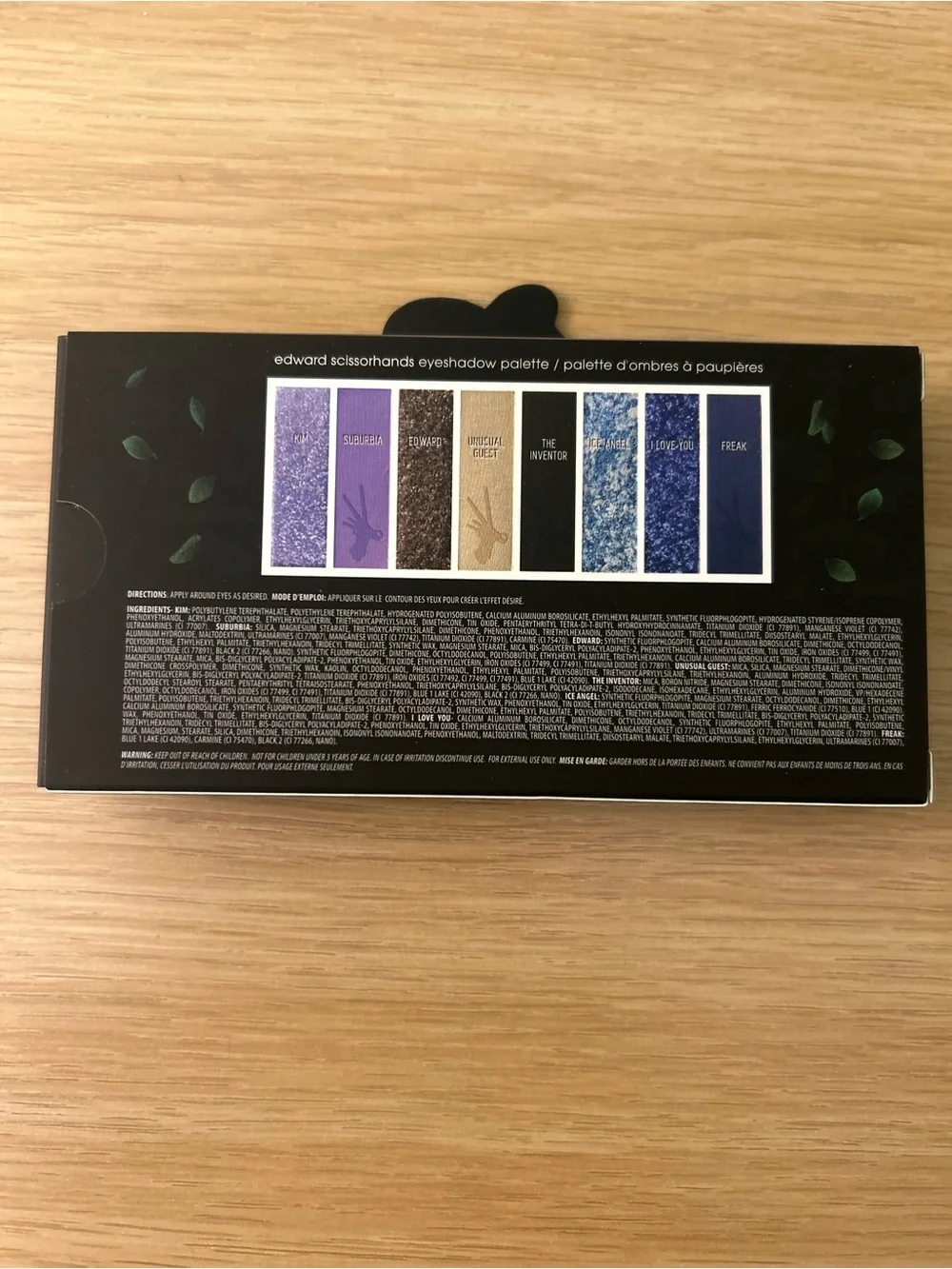 EDWARD SCISSORHANDS PALETTE